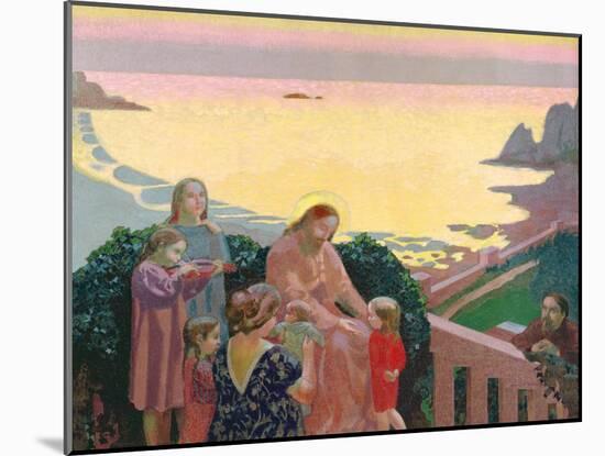 Christ with the Children, 1910-Maurice Denis-Mounted Giclee Print