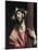 Christ with the Cross, Ca. 1587-1596-El Greco-Mounted Giclee Print