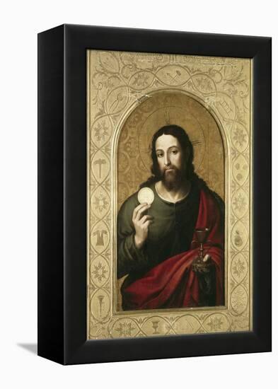 Christ with the Host-Juan Juanes-Framed Premier Image Canvas