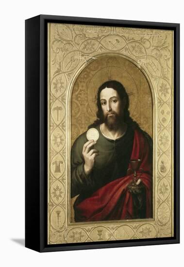 Christ with the Host-Juan Juanes-Framed Premier Image Canvas