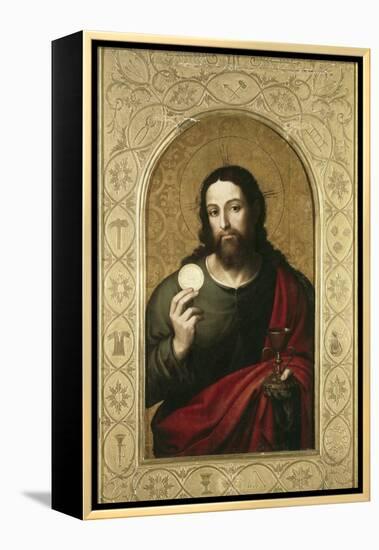 Christ with the Host-Juan Juanes-Framed Premier Image Canvas