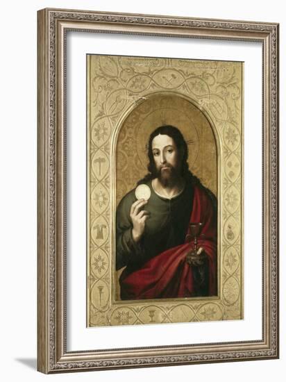 Christ with the Host-Juan Juanes-Framed Giclee Print