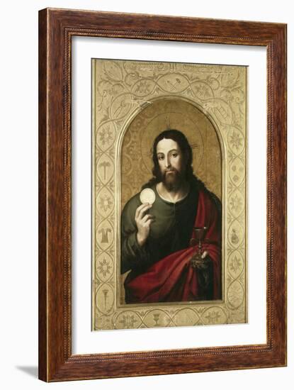 Christ with the Host-Juan Juanes-Framed Giclee Print