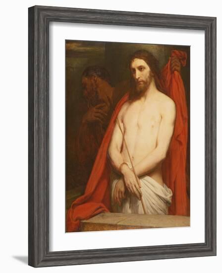 Christ with the Reed-Ary Scheffer-Framed Giclee Print