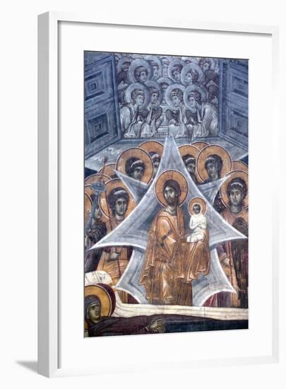 Christ with the Soul of the Virgin at the Gates of Heaven, 1321-1322-null-Framed Giclee Print