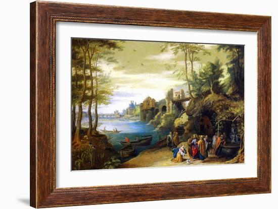 Christ-Pieter Brueghel the Younger-Framed Art Print