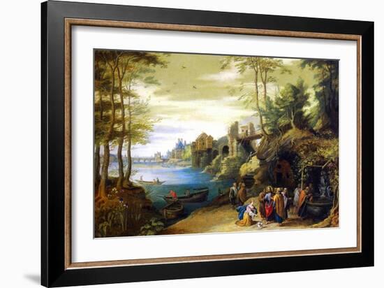 Christ-Pieter Brueghel the Younger-Framed Art Print