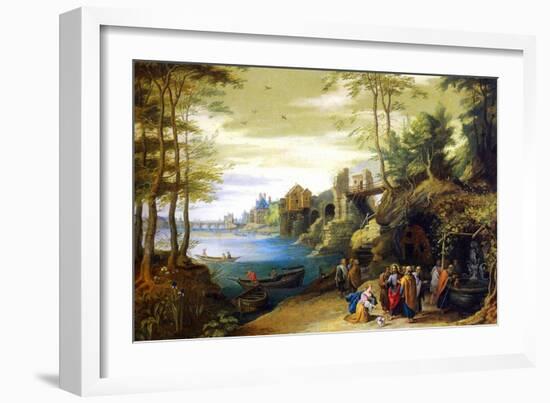 Christ-Pieter Brueghel the Younger-Framed Art Print