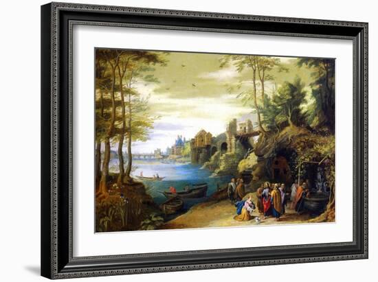 Christ-Pieter Brueghel the Younger-Framed Art Print