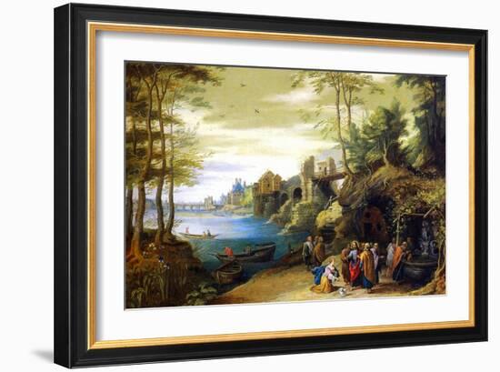 Christ-Pieter Brueghel the Younger-Framed Art Print