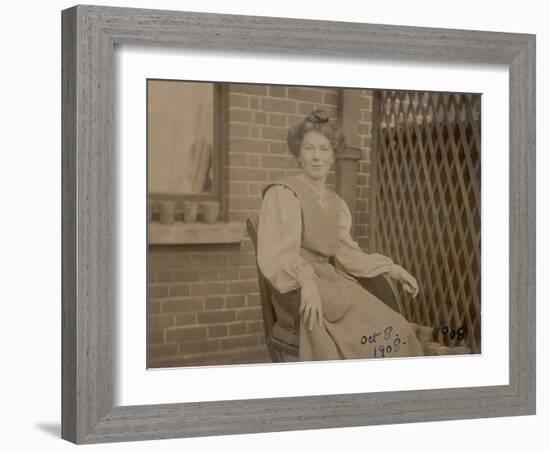 Christabel Pankhurst Suffragette and Leading Light in the Wspu-null-Framed Photographic Print
