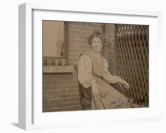 Christabel Pankhurst Suffragette and Leading Light in the Wspu-null-Framed Photographic Print