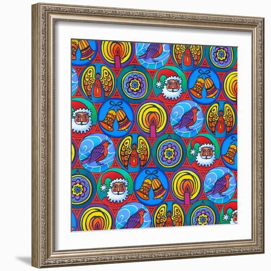 Christas in Small Circles, 2015-Jane Tattersfield-Framed Giclee Print