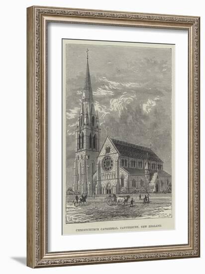 Christchurch Cathedral, Canterbury, New Zealand-Frank Watkins-Framed Giclee Print