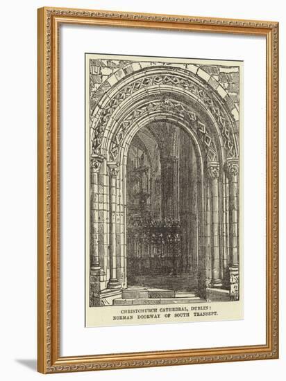 Christchurch Cathedral, Dublin, Norman Doorway of South Transept-null-Framed Giclee Print