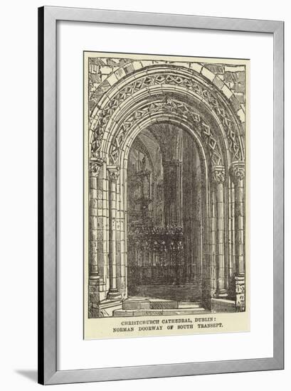 Christchurch Cathedral, Dublin, Norman Doorway of South Transept-null-Framed Giclee Print