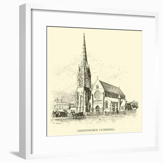 Christchurch Cathedral-null-Framed Giclee Print