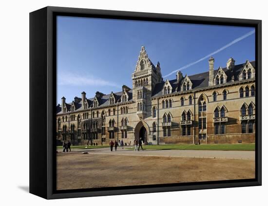 Christchurch Is One of Largest Constituent Colleges of the University of Oxford in England, College-David Bank-Framed Premier Image Canvas