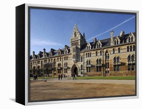 Christchurch Is One of Largest Constituent Colleges of the University of Oxford in England, College-David Bank-Framed Premier Image Canvas