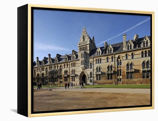 Christchurch Is One of Largest Constituent Colleges of the University of Oxford in England, College-David Bank-Framed Premier Image Canvas