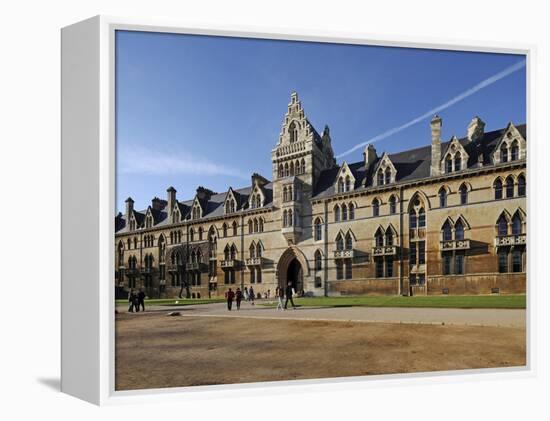 Christchurch Is One of Largest Constituent Colleges of the University of Oxford in England, College-David Bank-Framed Premier Image Canvas