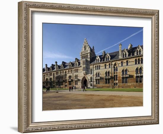 Christchurch Is One of Largest Constituent Colleges of the University of Oxford in England, College-David Bank-Framed Photographic Print