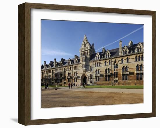 Christchurch Is One of Largest Constituent Colleges of the University of Oxford in England, College-David Bank-Framed Photographic Print