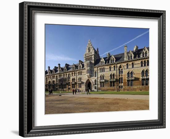 Christchurch Is One of Largest Constituent Colleges of the University of Oxford in England, College-David Bank-Framed Photographic Print