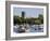 Christchurch Priory and Pleasure Boats on the River Stour, Dorset, England, United Kingdom, Europe-Roy Rainford-Framed Photographic Print