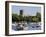 Christchurch Priory and Pleasure Boats on the River Stour, Dorset, England, United Kingdom, Europe-Roy Rainford-Framed Photographic Print