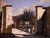 View of a Street in Osterbro Outside Copenhagen. Morning Light, 1836-Christen Schiellerup Købke-Premier Image Canvas