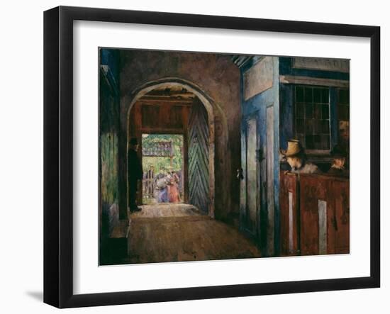 Christening in Tanum Church-Harriet Backer-Framed Giclee Print