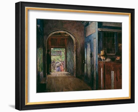 Christening in Tanum Church-Harriet Backer-Framed Giclee Print