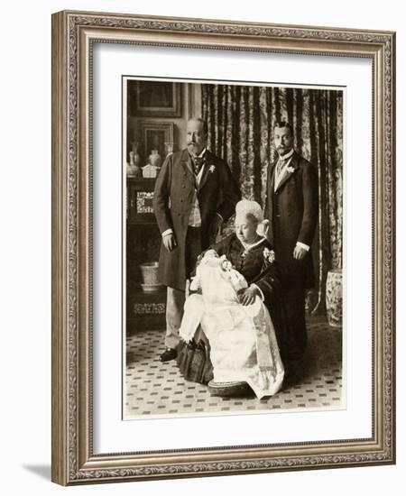 Christening of Edward VIII-null-Framed Photographic Print