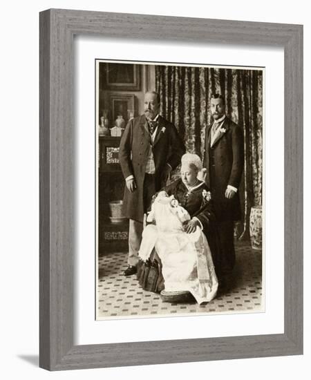 Christening of Edward VIII-null-Framed Photographic Print