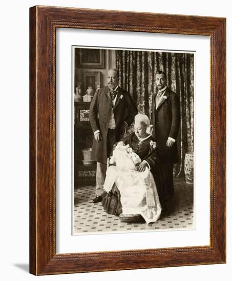 Christening of Edward VIII-null-Framed Photographic Print