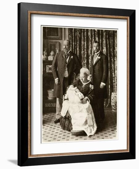 Christening of Edward VIII-null-Framed Photographic Print