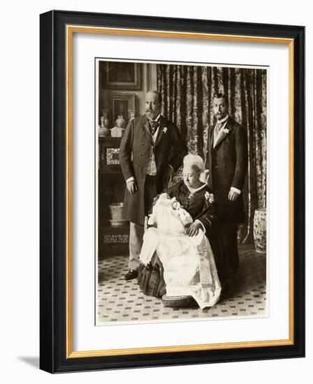 Christening of Edward VIII-null-Framed Photographic Print