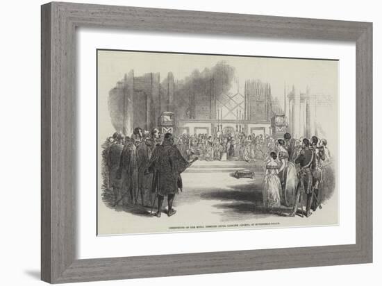 Christening of Her Royal Highness Louisa Caroline Alberta, at Buckingham-Palace-null-Framed Giclee Print