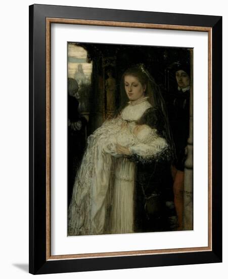 Christening Procession in Lausanne, 1873-Matthijs Maris-Framed Giclee Print