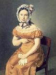 The artist's wife Cathrine, 1842-4-Christian-albrecht Jensen-Framed Giclee Print