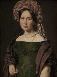 The Artist's Wife Catharine, 1825-Christian-albrecht Jensen-Framed Giclee Print