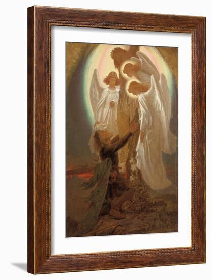 Christian at the Foot of the Cross-Sir Joseph Noel Paton-Framed Giclee Print