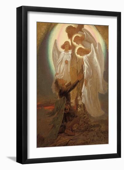 Christian at the Foot of the Cross-Sir Joseph Noel Paton-Framed Giclee Print