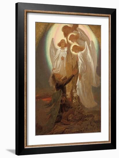 Christian at the Foot of the Cross-Sir Joseph Noel Paton-Framed Giclee Print