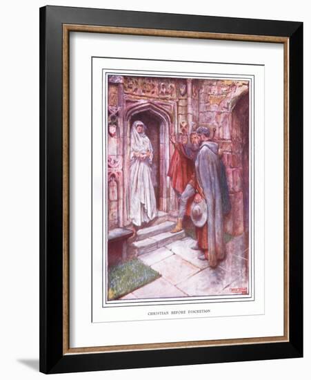 Christian before Discretion-John Byam Liston Shaw-Framed Giclee Print