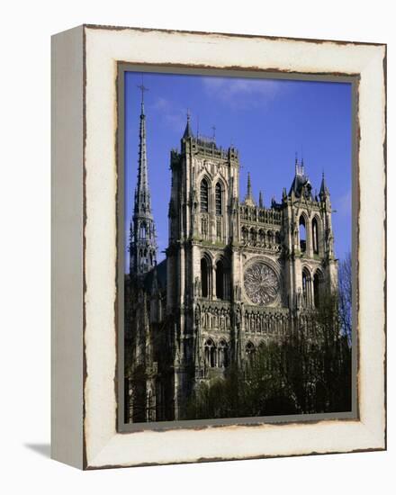 Christian Cathedral of Notre Dame, Unesco World Heritage Site, Amiens, Somme, Picardy, France-David Hughes-Framed Premier Image Canvas