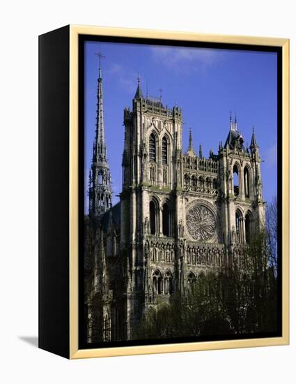 Christian Cathedral of Notre Dame, Unesco World Heritage Site, Amiens, Somme, Picardy, France-David Hughes-Framed Premier Image Canvas