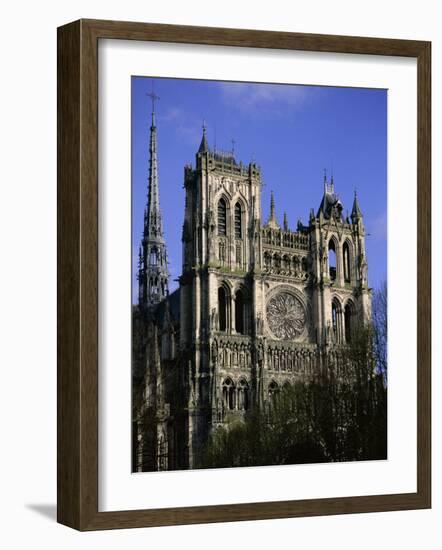 Christian Cathedral of Notre Dame, Unesco World Heritage Site, Amiens, Somme, Picardy, France-David Hughes-Framed Photographic Print