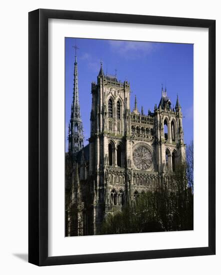 Christian Cathedral of Notre Dame, Unesco World Heritage Site, Amiens, Somme, Picardy, France-David Hughes-Framed Photographic Print